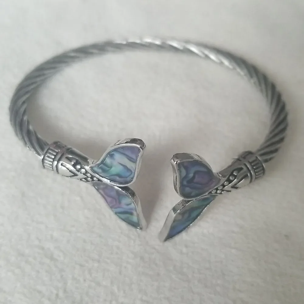 Mermaid cuff bracelet - Picture 2 of 9